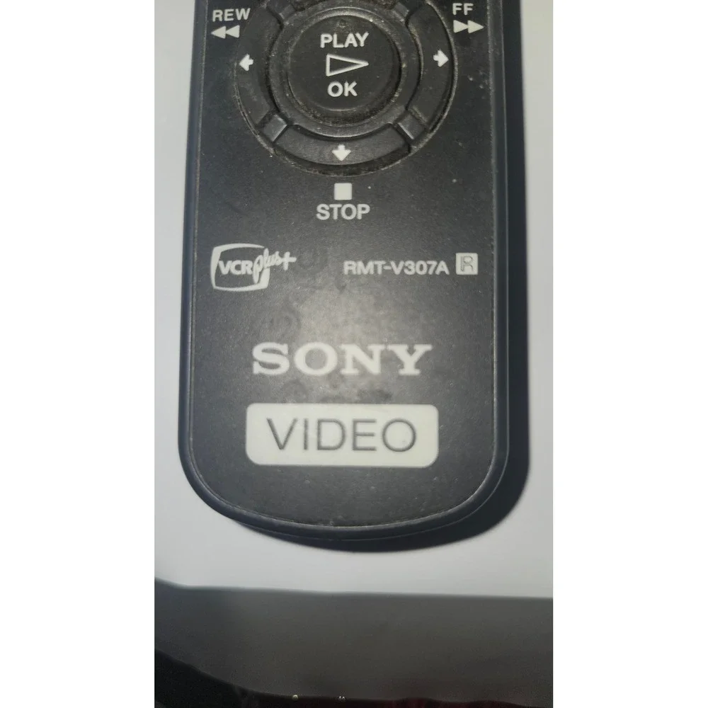 Sony RMT-V307A VCR Plus+ Remote Control for Sony Video Cassette Recorders Black